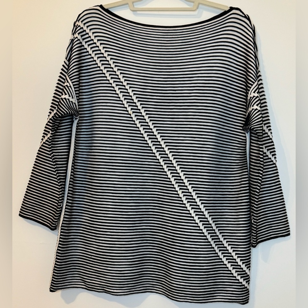 Lafayette 148 New York Women’s Bateau Neck Knit Top Size L